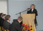 Konferencję prowadziła Joanna Józefczyk - Janek Zastępca Dyrektora Gimnazjum Nr 1 w Skawinie - fot. S. Gruca
