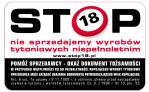 STOP18-naklejka