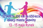 Zapraszamy do udzia�u w sztafecie „650 km na 650-lecie”!