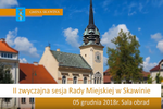 II zwyczajna sesja Rady Miejskiej w Skawinie - 5.12.2018 r.